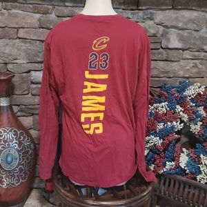 CAVALIERS  JAMES LS TEE SZ M
